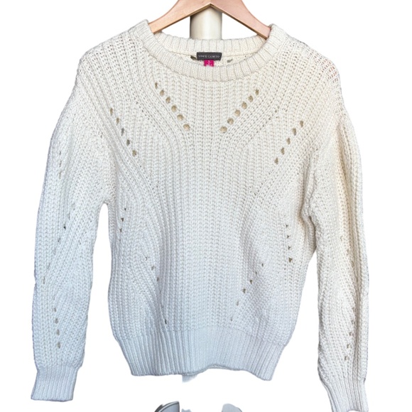 Vince Camuto | Women's Long Sleeve Casual Knitted Sweater - Picture 1 of 8